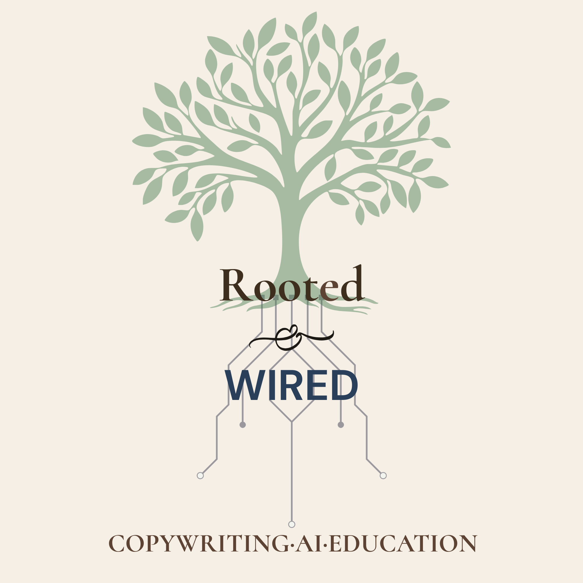 Rooted & Wired logo